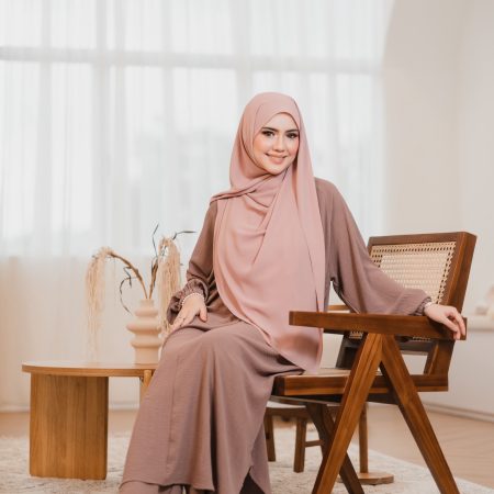 Chiffon Luxe Shawl in Dusty Pink ✨