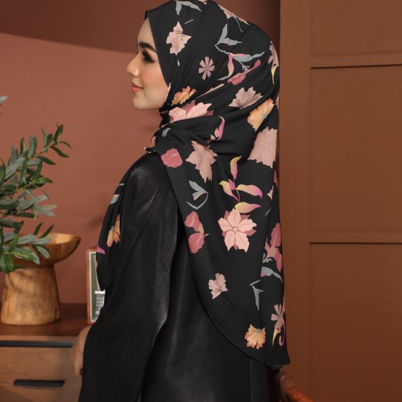 Adelia Chiffon Shawl - Printed