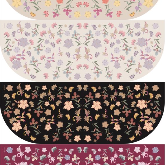 Adelia Chiffon Shawl - Printed